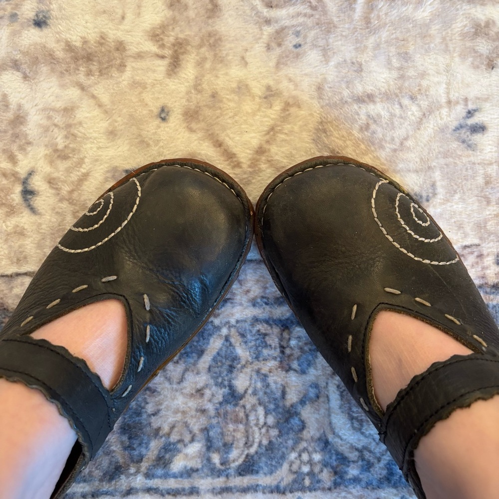 Forest Green Clogs - Picture 2 of 7